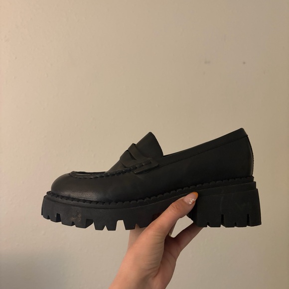 FREE PEOPLE LYRA LUG SOLE LOAFERS - Picture 9 of 12